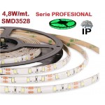 Tira LED 5 mts Flexible 24W 300 Led SMD 3528 IP65 Verde, serie Profesional Tira LED 5 mts Flexible 24W 300 Led SMD 3528 IP65 Verde, serie Profesional